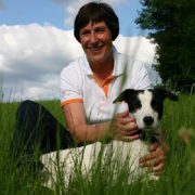 Dr. Treiber and dog photo